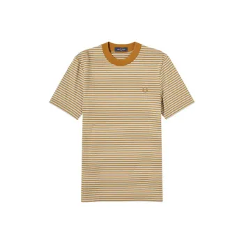 FRED PERRY Strip Cotton T shirt