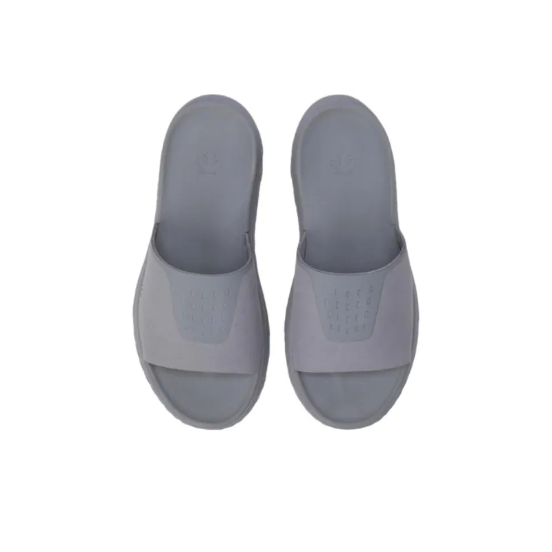 DESCENTE Energize Slip Resistant Slide Slippers Men's Gray-3
