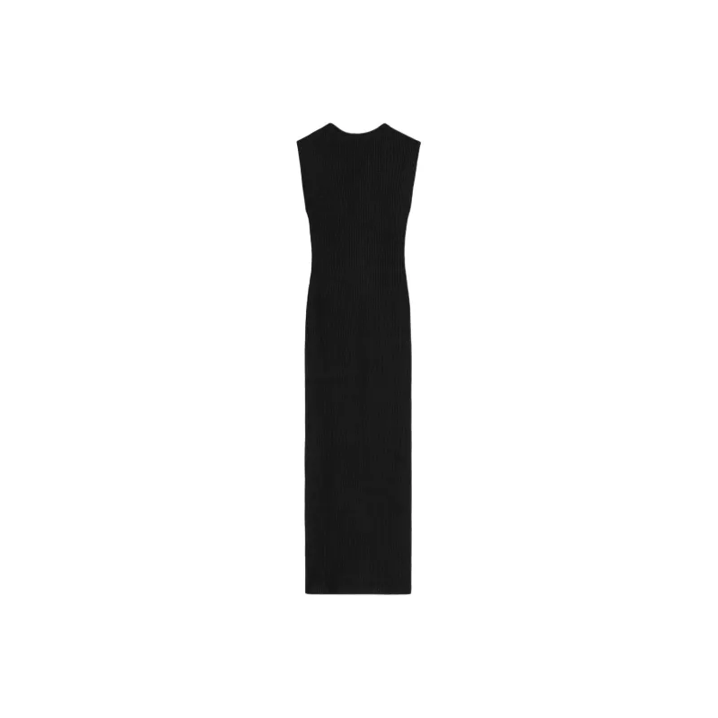 ZARA Sleeveless Dress Women's Black-1