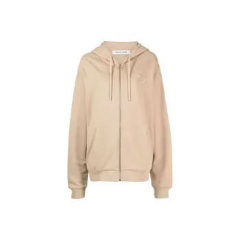 TRUSSARDI Monogram embroidered Cotton Hoodie