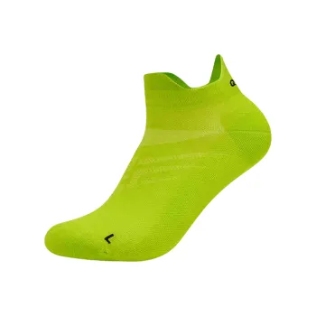 QIAODAN No Show Socks Men's Neon Yellow