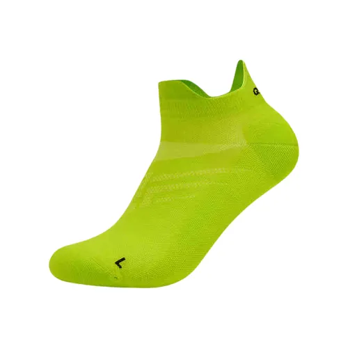 QIAODAN No Show Socks Men's Neon Yellow