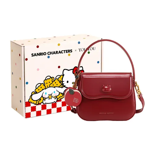 TOUTOU Hello Kitty PU Handbag Regular Women
s Cherry Red