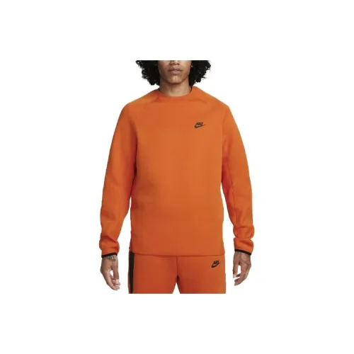 Nike Sweatshirts Men Orange Red