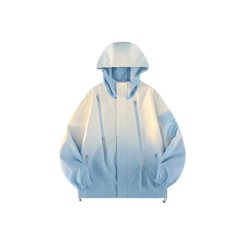 RAINCOME Jackets Coats Unisex Blue-12