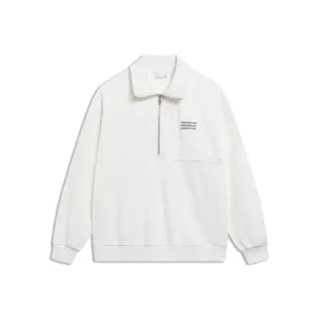 LiNing CF Tracing Sweatshirt Unisex Ivory