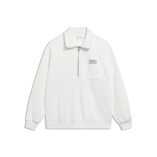 LiNing CF Tracing Sweatshirt Unisex Ivory