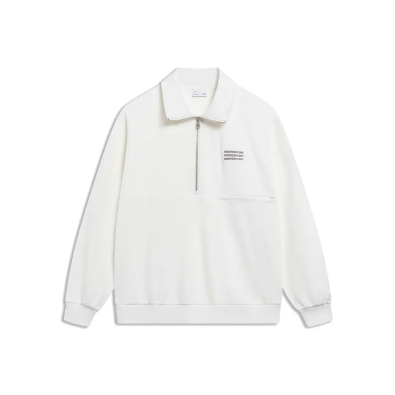 LiNing CF Tracing Sweatshirt Unisex Ivory-0