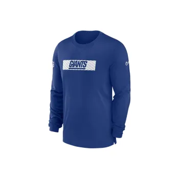 Nike New York Giants Sideline Player Team Issue Men's Nike Dri FIT Long Sleeve Top
