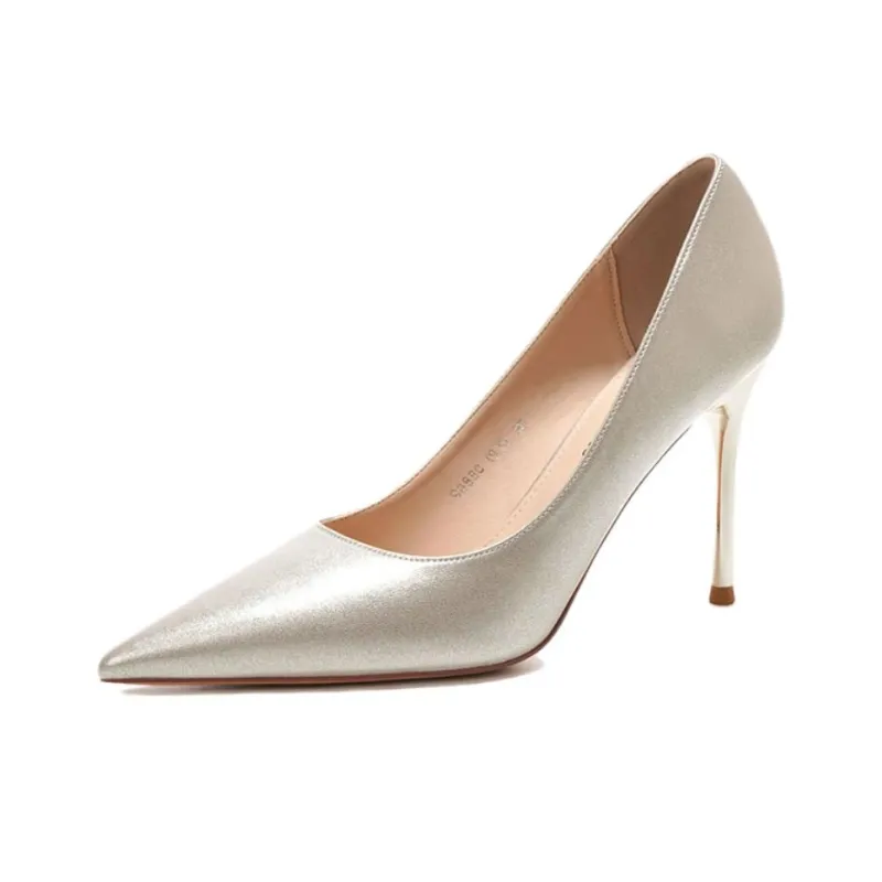 Than Than Me Slim Heel High Heels Women's-8