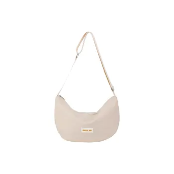 Deli Bear Nylon Dumpling Bag Shoulder Bag Women's Khaki \ Black \ Ecru