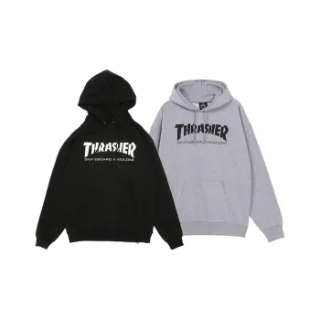 Thrasher Sweatshirts Unisex 2 Pack Black+Gray