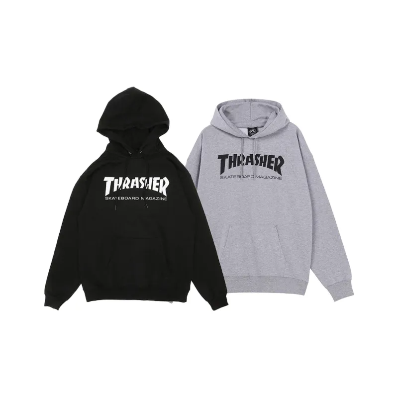 Thrasher Sweatshirts Unisex 2 Pack Black+Gray-0