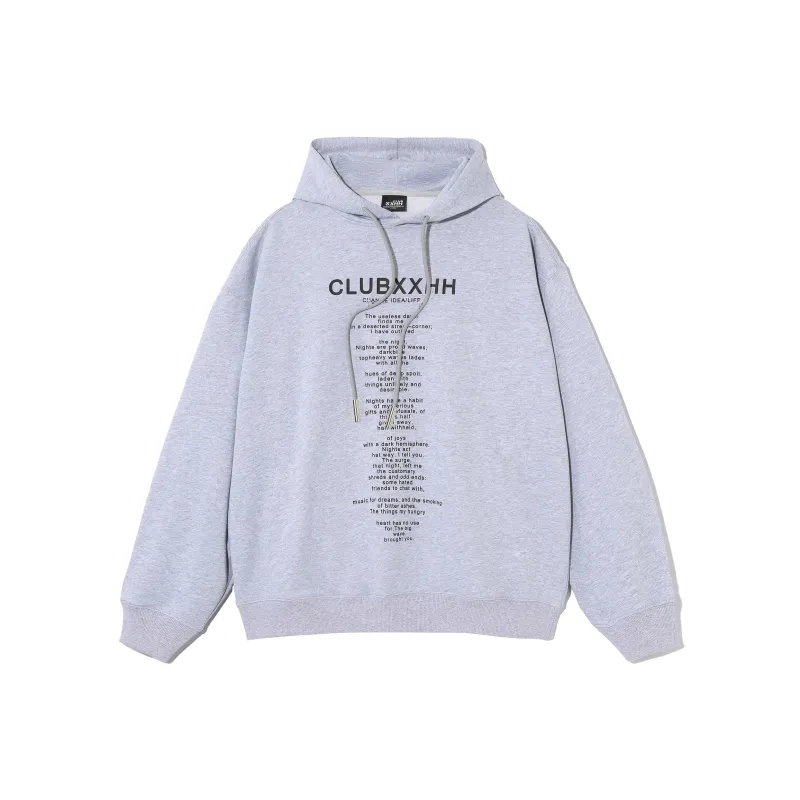 Clubxxhh Sweatshirt Unisex Light Gray-0