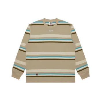 Aape Horizontal stripes Long sleeves T shirt
