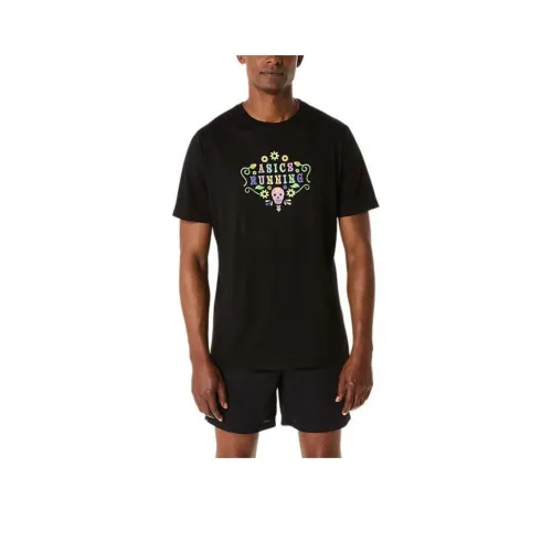 Asics UNISEX DAY OF THE DEAD SHORT SLEEVE TEE T-Shirt Unisex Black