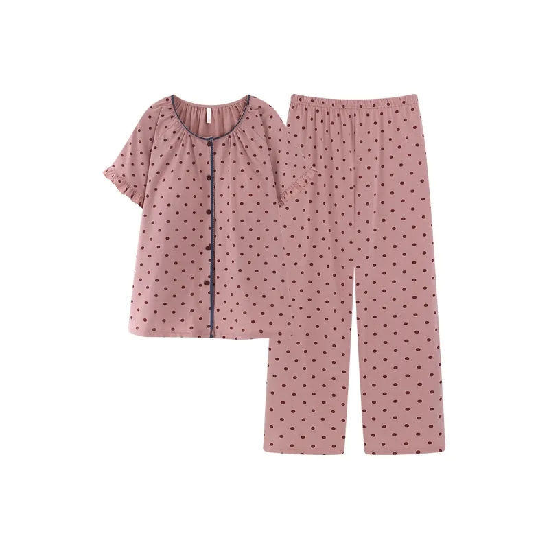 ROMANTIC·SPRING Pajama Set Women's Lotus Color-0