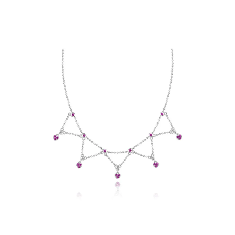 FROMLOVER 925 Sterling Silver Necklaces Women's-0