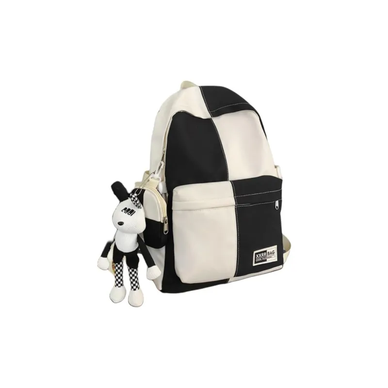 H YXIANG Nylon Backpack Regular Unisex Multicolor-1