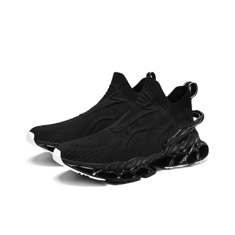 Jerden Smith Slip Resistant Moisture Wicking Height Increasing High Top Casual Shoes Men's-5