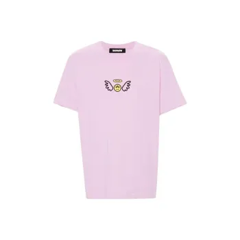 Barrow Flocked logo T shirt