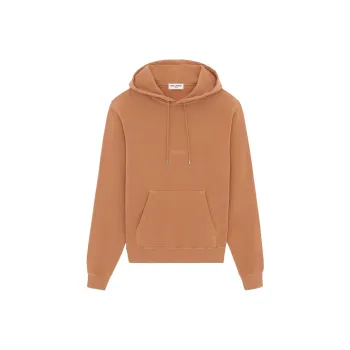 SAINT LAURENT Drawstring Long Sleeved Hoodie