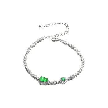PEARL QUEEN Glutinous Jade Jadeite Bracelets Women's