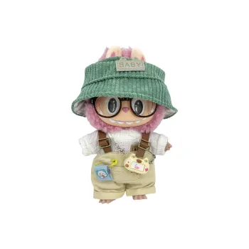 [Dress Up Doll] POP MART Labubu THE MONSTERS Heartbeat Macaron Vinyl Face Spring Travel Hang Tag Box 17cm