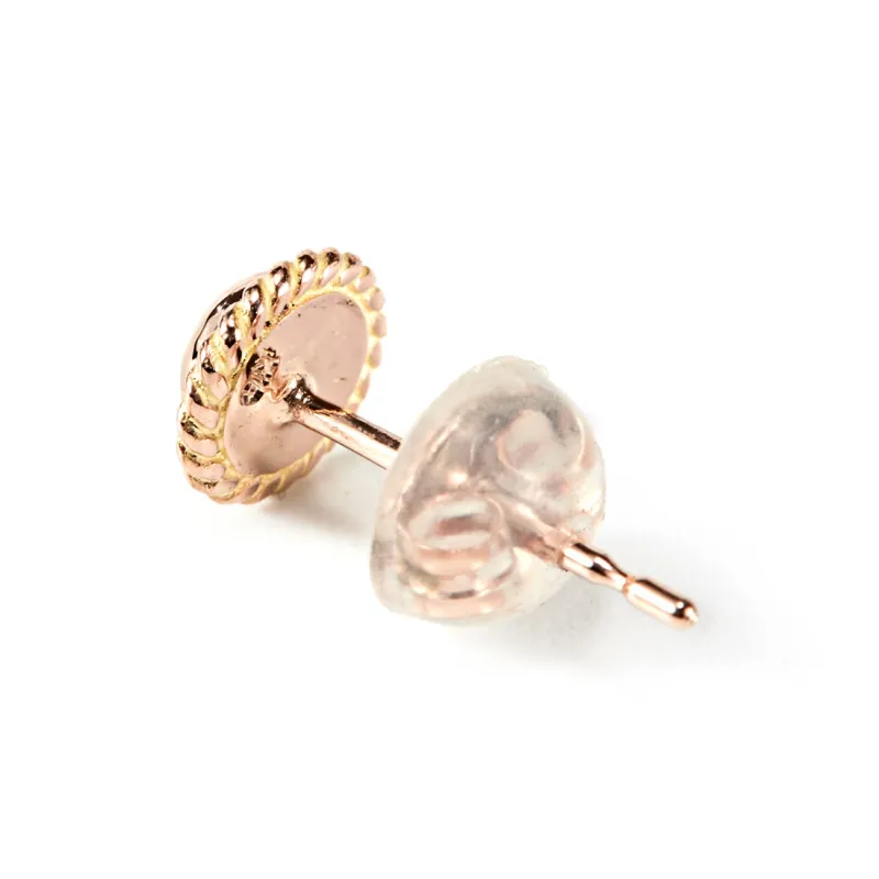 GOD SUNS 18K Gold Stud Earrings Unisex-2