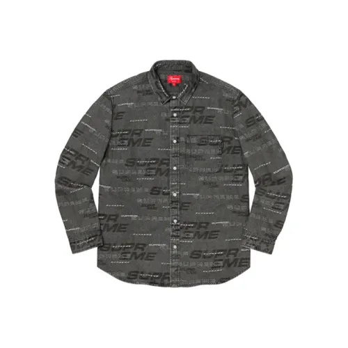 Supreme Dimensions Logo Denim Shirt