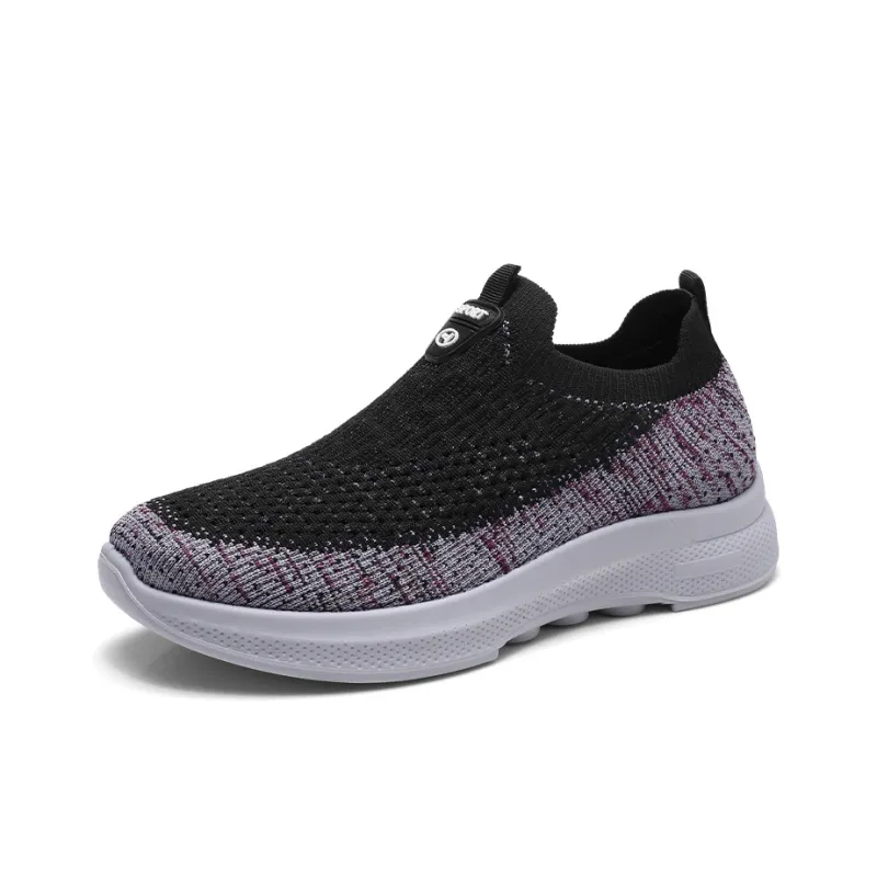 Strongman Casual Shoes Women's Low Top Black/Pink-1