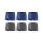 6 Pack (Royal Blue 3+Dark Gray 3)