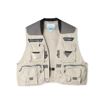 Columbia Vests Men Ecru