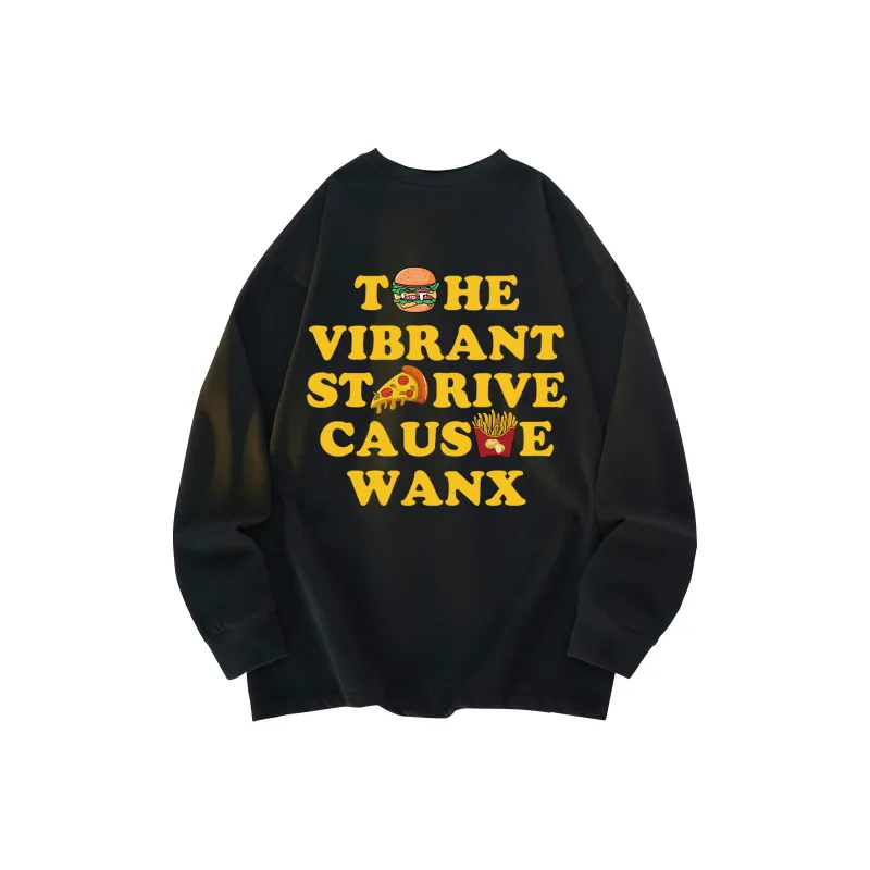 WANX Long Sleeved T Shirts Unisex-0