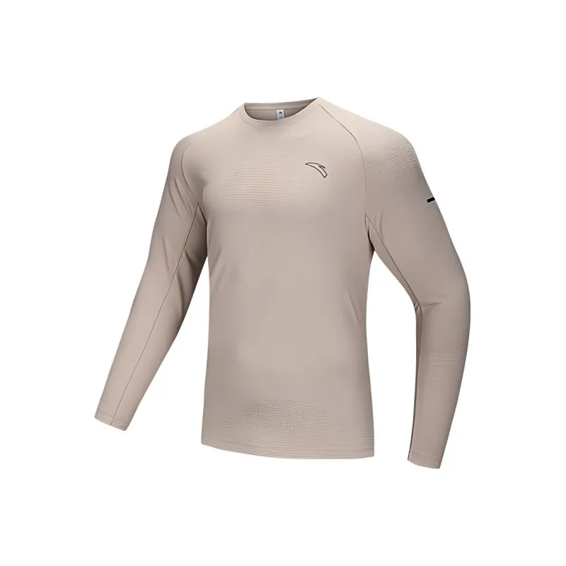 Anta Running Collection T Shirt Men's Champagne Khaki-0