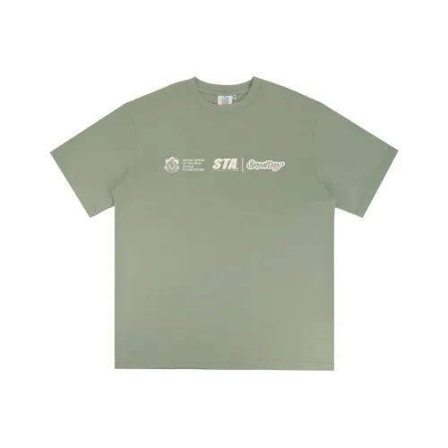 Snowday x STA T Shirt Unisex Gray Green