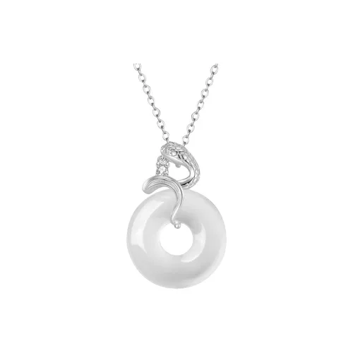 CHINA GOLD Chalcedony Necklaces Women's