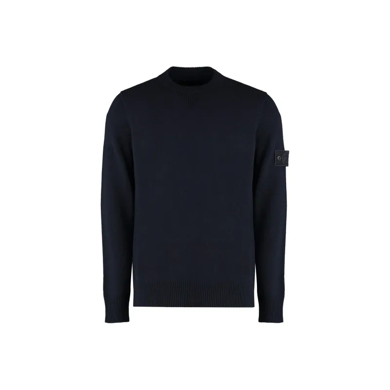 STONE ISLAND Compass badge Wool Sweater-0