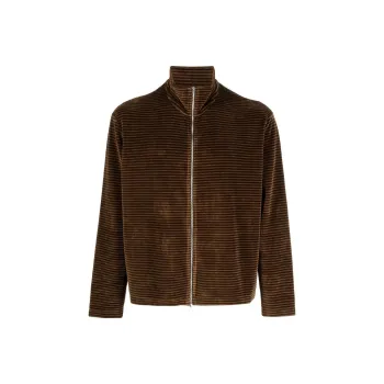 OUR LEGACY Striped Zip up Sweatshirt