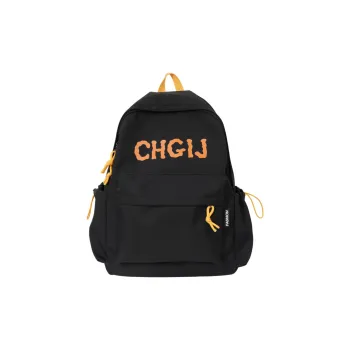 SUN EARTH &U Nylon Fabric Backpack Unisex Multicolor