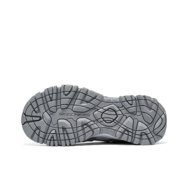 Skechers Cushioning Slip Resistant And Abrasion Resistant Low Top Trekking Shoes Women's Light Gray-3