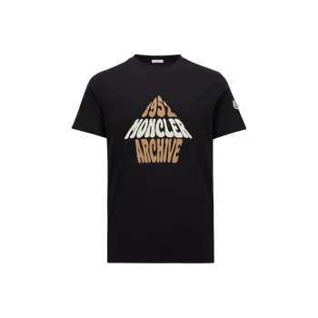 Moncler T Shirts Men Black