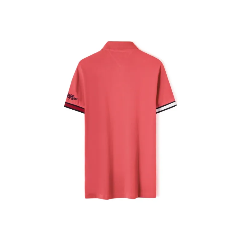 Tommy Hilfiger T Shirt Men's Coral Red XIX-1