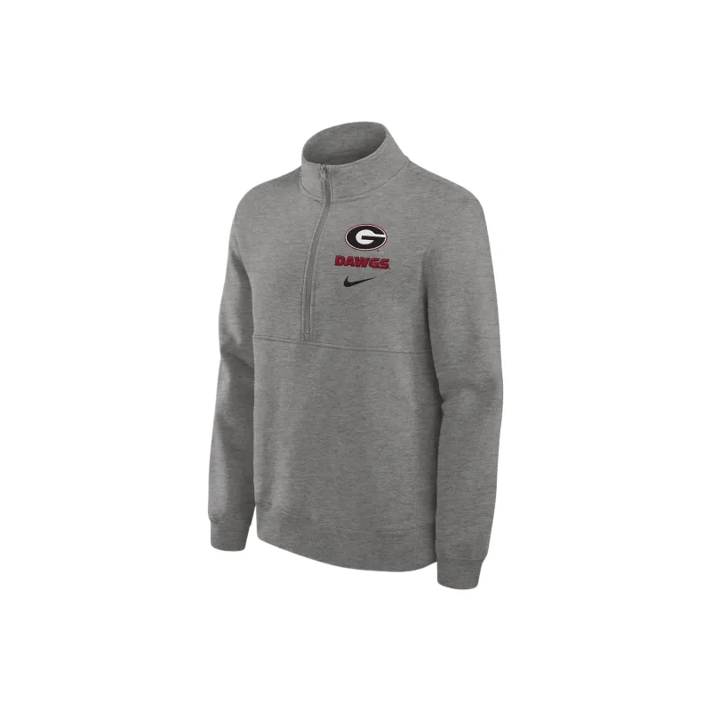 Nike Georgia Bulldogs Primetime Club Men's Nike College 1/2-Zip Crew-0
