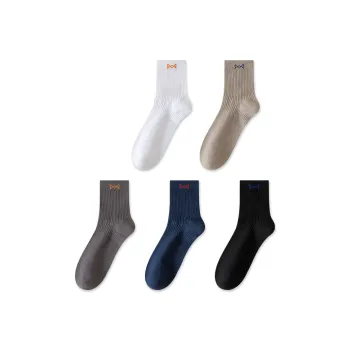 MIIOW Mid Calf Socks Men's 5 Pack