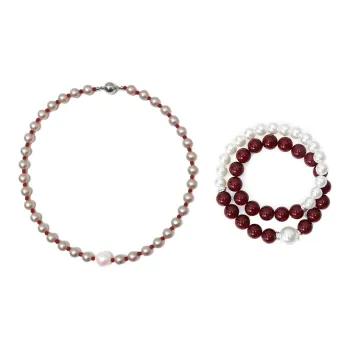 MUYANG Faux Pearl Necklaces Women's White