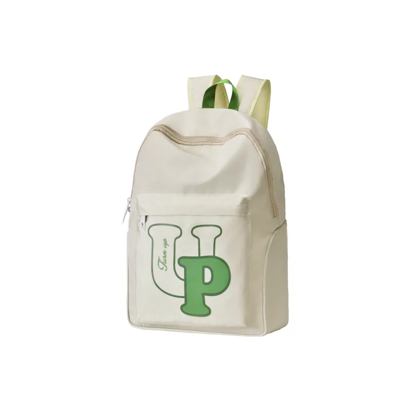 TURN UP Polyester Backpack Unisex Apricot/Pink/Purple-1