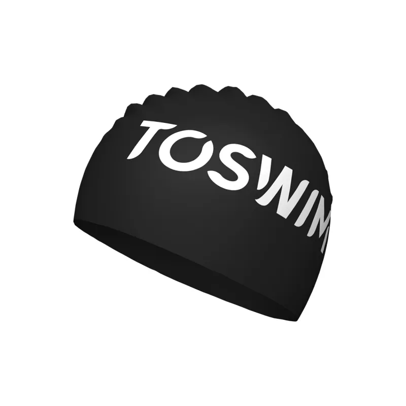 TOSWIM Swimming Caps Silicone Swim Women's-6