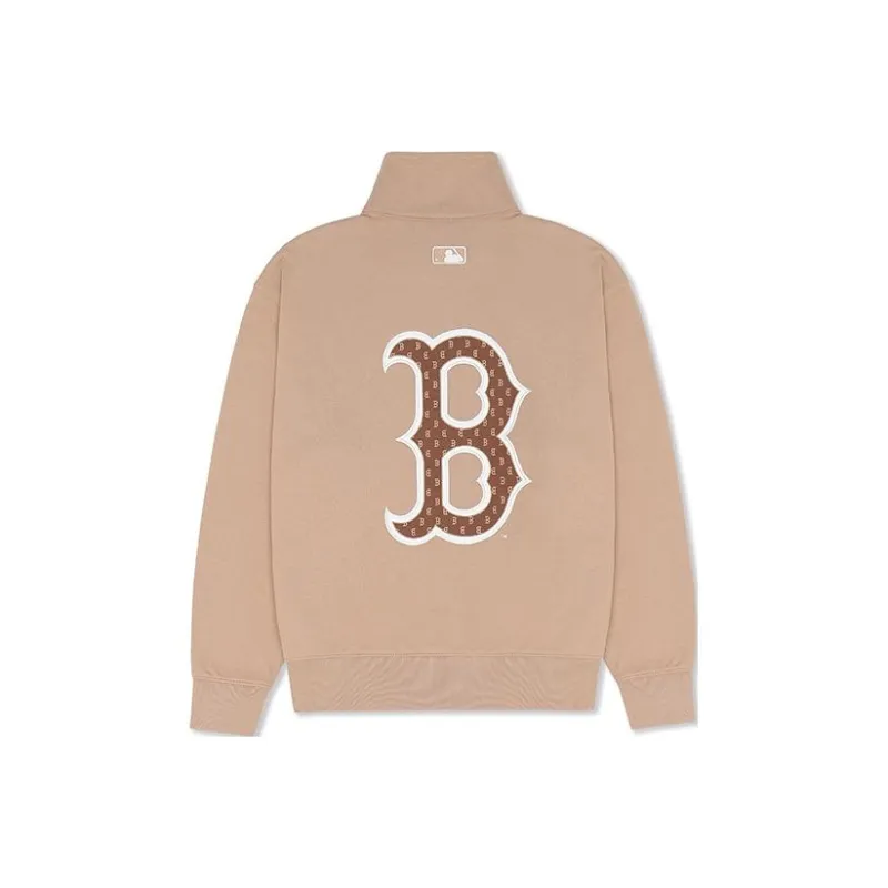 MLB Sweatshirt Unisex Beige Yellow-0