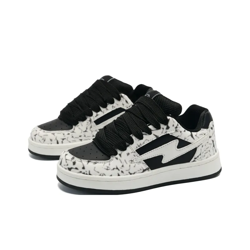 Circle Small Coverage Slip Resistant, Abrasion Resistant, Height Increasing Low Top Skateboard Shoes Unisex-2